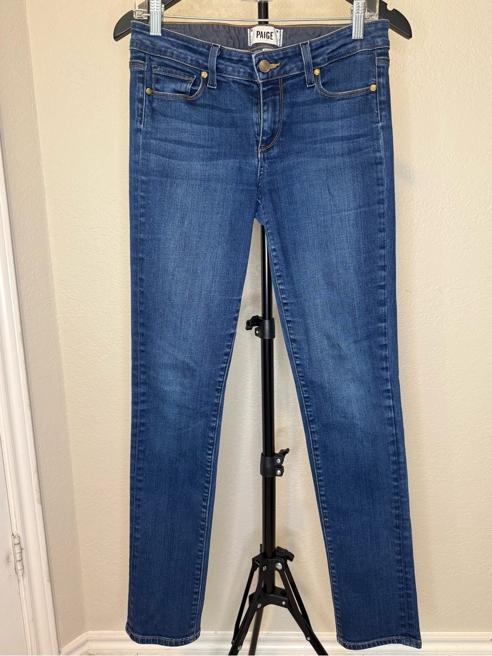 PAIGE Women's Skinny Jeans in‎ Dark Blue Wash